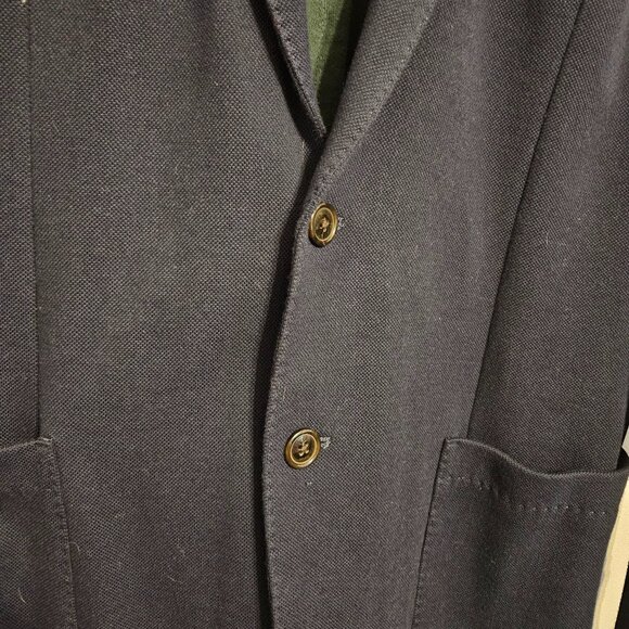 Michael Kors Slim Fit Sport Coat – 44R – Navy – Excellent Condition - Picture 6 of 9
